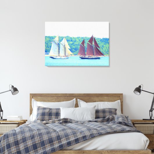 Rennpädagogen in Leinwand (Insitu (Schlafzimmer))