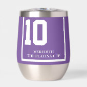 Rennpferd 10 Lila Personalisiert Derby (Vorderseite)