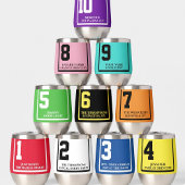 Rennpferd 10 Lila Personalisiert Derby