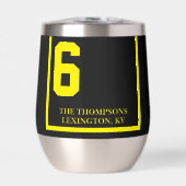 Rennpferd 6 Schwarzes Personalisiertes Derby (Vorderseite)