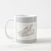 Rennpferd Kaffeetasse (Links)