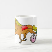 Rennpferd und Buggy-Tasse Kaffeetasse (Mittel)