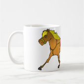 Rennpferd und Buggy-Tasse Kaffeetasse (Links)