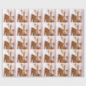 Rennpferd und Jockey Geschenkpapier (Flach)