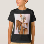 Rennpferd und Jockey T-Shirt (Vorderseite)