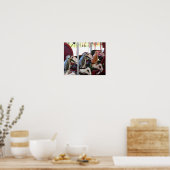 Rennpferde Poster (Küche)