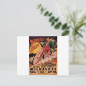 Rennposter 1926 postkarte (Stehend Vorderseite)