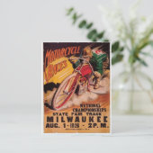 Rennposter 1926 postkarte (Stehend Vorderseite)