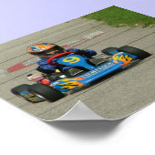 Rennposter Poster (Ecke)