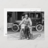 Rennrad der 1920er Jahre Postkarte (Vorne/Hinten)