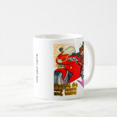 Rennrad Kunst Geschwindigkeit Kaffeetasse (VorderseiteRechts)
