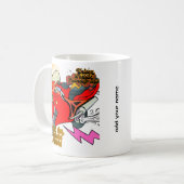 Rennrad Kunst Geschwindigkeit Kaffeetasse (Vorderseite Links)