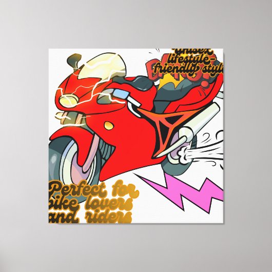 Rennrad Kunst Geschwindigkeit Leinwanddruck (Vorderseite)