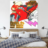 Rennrad Kunst Geschwindigkeit Leinwanddruck (Insitu (Schlafzimmer))
