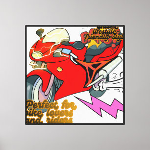 Rennrad Kunst Geschwindigkeit Leinwanddruck