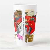 Rennrad Kunst Geschwindigkeit Milchtasse (Vorderseite)