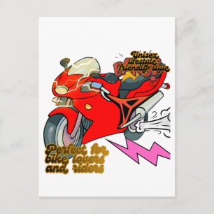 Rennrad Kunst Geschwindigkeit Postkarte