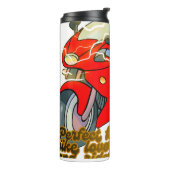 Rennrad Kunst Geschwindigkeit Thermosbecher (Nach links gedreht)