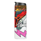 Rennrad Kunst Geschwindigkeit Thermosbecher (Nach rechts gedreht)
