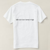 Rennrad Kunst T-Shirt (Design Rückseite)