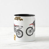 Rennrad Kunst Tasse (Zentrum)