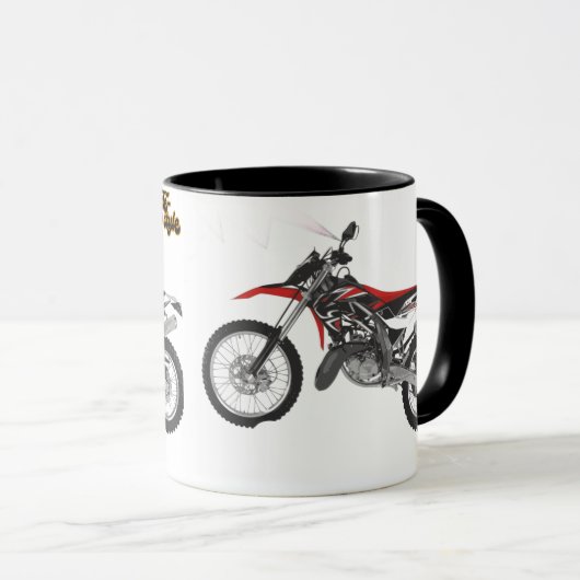Rennrad Kunst Tasse (VorderseiteRechts)