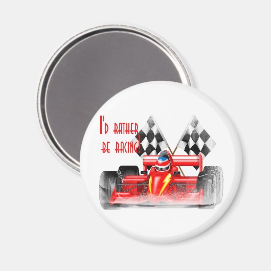 Rennrad Magnet (Vorderseite/Rückseite)