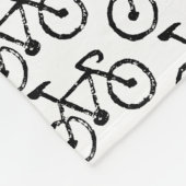 Rennrad Print Fleece Blanket (Ecke)