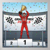 Rennsieger Poster (Vorne)