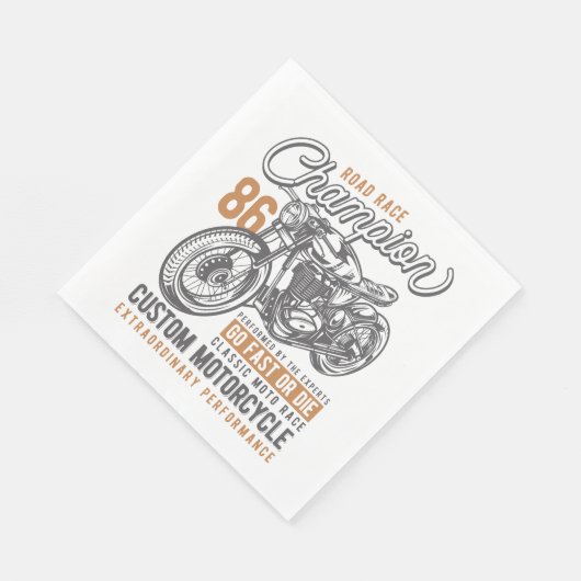 Rennsieger Serviette (Ecke)