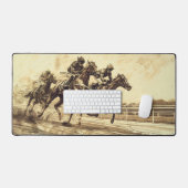 Rennskizze Schreibtischunterlage (Tastatur & Maus)