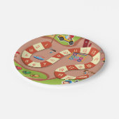 Rennspiel Pappteller (Schrägansicht)