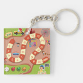 Rennspiel Schlüsselanhänger (Rückseite)