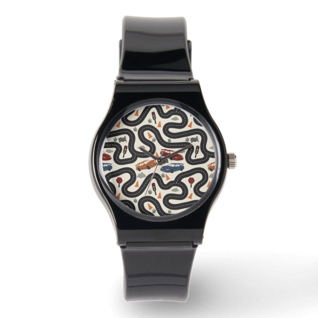 Rennstrecke Armbanduhr (Vorderseite)