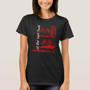 Rennstrecke - Besser kontrollierte Flagge - Auto-R T-Shirt