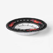 Rennstrecke Geburtstag Pappteller (Gewinkelt)