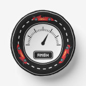 Rennstrecke Geburtstag Pappteller (Vorderseite)