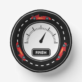 Rennstrecke Geburtstag Pappteller