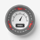 Rennstrecke Geburtstag Pappteller (Vorderseite)