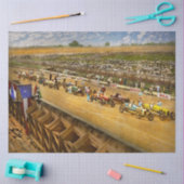 Rennstrecke - Leben auf der Schnellstraße 1925 Seidenpapier (Basteln)