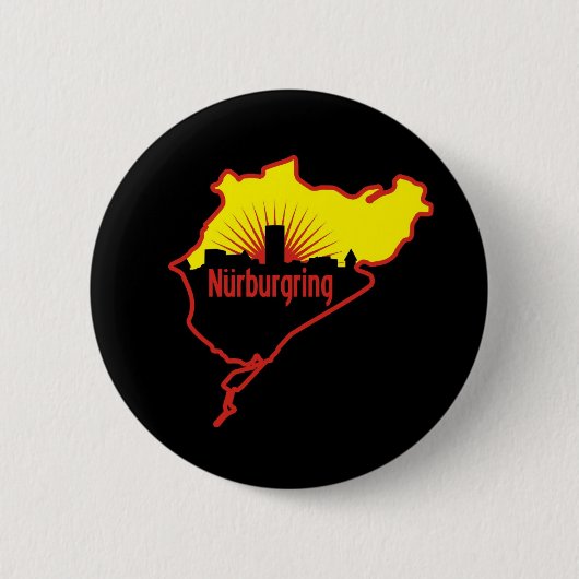 Rennstrecke Nurburgring Nordschleife, Deutschland Button (Vorderseite)