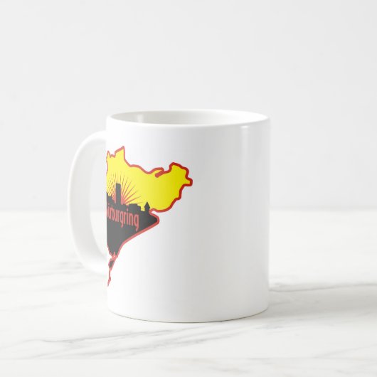 Rennstrecke Nurburgring Nordschleife, Deutschland Kaffeetasse (Vorderseite Links)