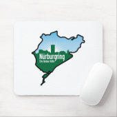 Rennstrecke Nurburgring Nordschleife, Deutschland Mousepad (Mit Mouse)