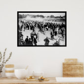 Rennstrecke Saratoga 1913 Poster (Küche)