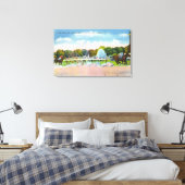 Rennstrecke von Saratoga Leinwanddruck (Insitu (Schlafzimmer))