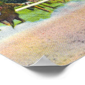 Rennstrecke von Saratoga Poster (Ecke)