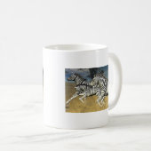 Rennstreifen - Zebra Kaffeetasse (VorderseiteRechts)