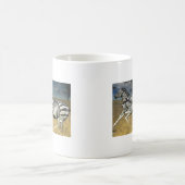 Rennstreifen - Zebra Kaffeetasse (Mittel)