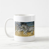 Rennstreifen - Zebra Kaffeetasse (Links)