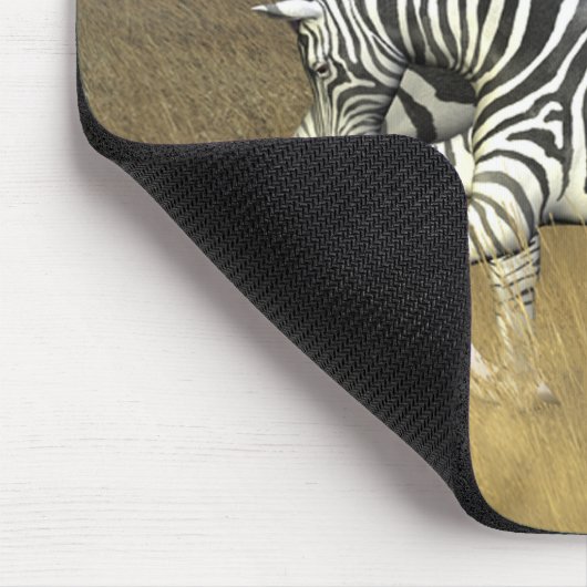 Rennstreifen - Zebra-Maus-Pad Mousepad (Ecke)